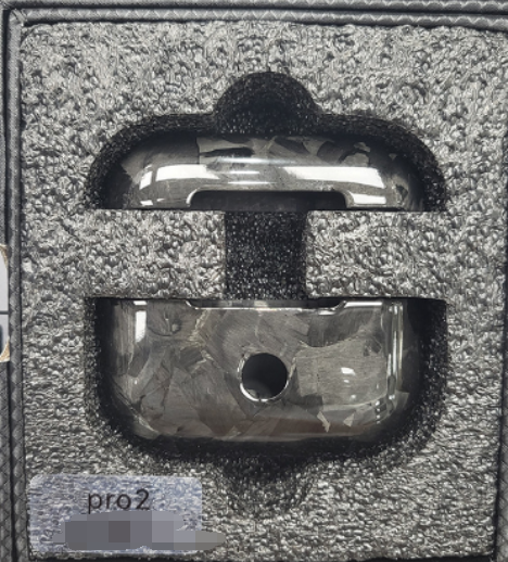 Carbon-Fiber-Style Case for AirPods Pro 2 and AirPods 3