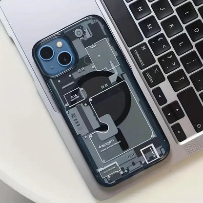 Transparent Magnetic iPhone Case for Multiple Models