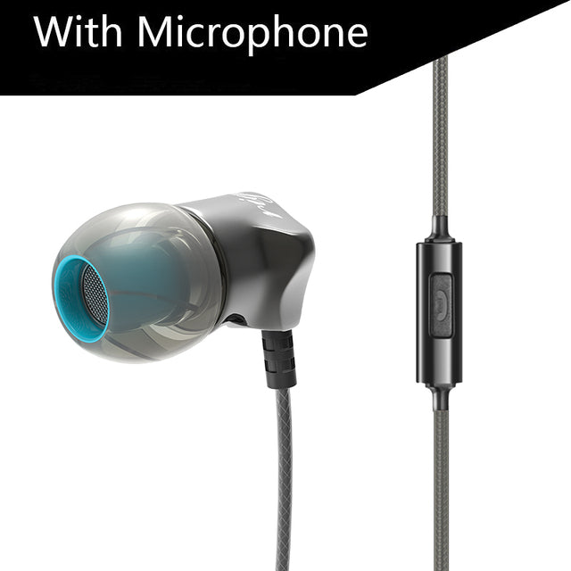 Metal In-Ear Headphones with Microphone